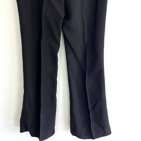 FENDI Black 100% Viscose High Rise Pleated Strength Pintuck Trousers Pants Sz 40 - Picture 8 of 16